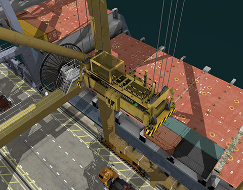Ship-to-Shore Crane Simulator