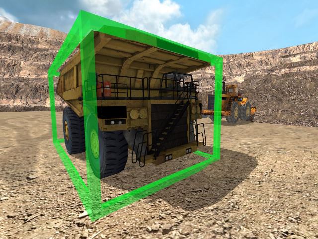 Simulador Camion Minero Ayuda Visual