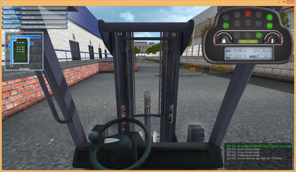 HUD Forklift Truck Simulator
