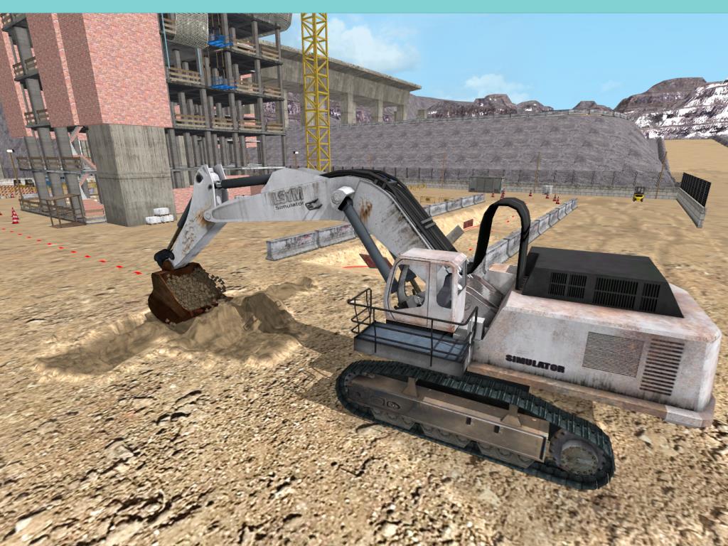 Simulador Excavadora Vista Exterior