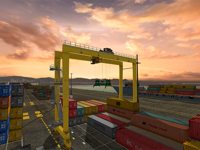 RTG Simulator: Working with light at dawn