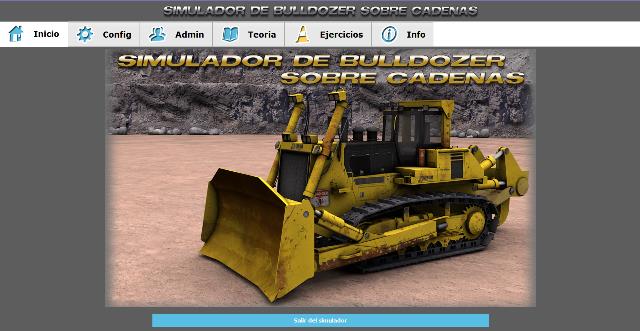 Simulador Bulldozer Interface Gráfica Usuario