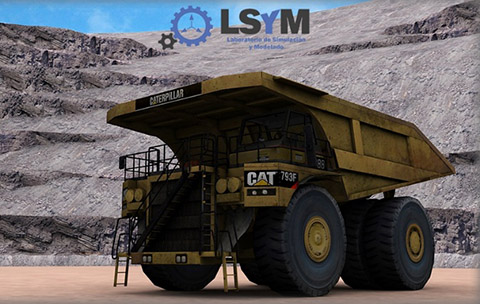 Simulateur de camion minier
